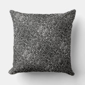 白黒パターンドードル クッション (正面)