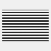 白黒パターンモノグラム4 ラッピングペーパーシート (正面3)