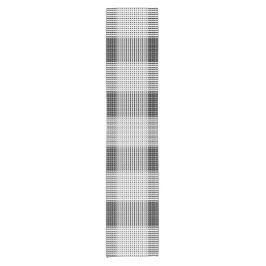 白黒パターン ショートテーブルランナー