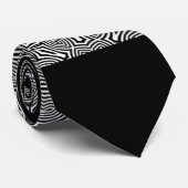 白黒パターン ネクタイ (ロール)