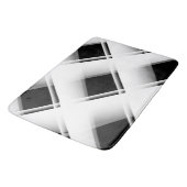 白黒パターン バスマット (アングル)