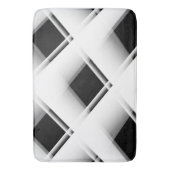 白黒パターン バスマット (正面縦)