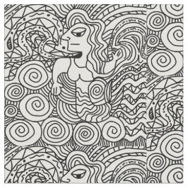 白黒パターン ファブリック