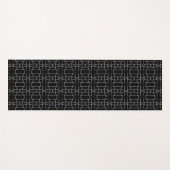 白黒パターン ヨガマット (正面(横))