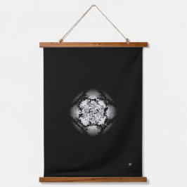 白黒パターン（球体） 吊り下げ型タペストリー