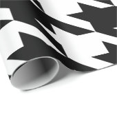 白黒パター千鳥格子のン ラッピングペーパー (ロールコーナー)