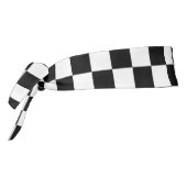 白黒パター市松模様にン タイヘッドバンド (回転270)