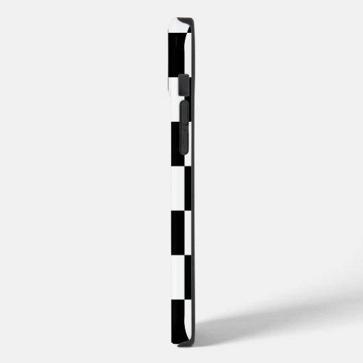 白黒パター市松模様にン Case-Mate iPhoneケース (裏面 / 左)