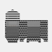 白黒パター数々のン フェイバーボックス (折り畳みなし)