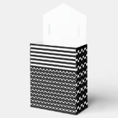 白黒パター数々のン フェイバーボックス (オープン)