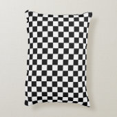 白黒パタ市松模様にーン アクセントクッション (裏面(縦))