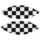 白黒パタ市松模様にーン アメリカンフットボール (パネル)