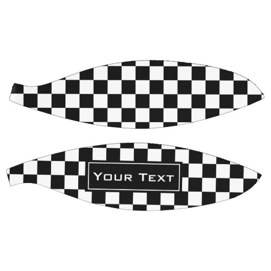 白黒パタ市松模様にーン バスケットボール (パネル)