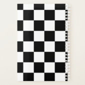 白黒パタ市松模様にーン プランナー手帳 (裏面)