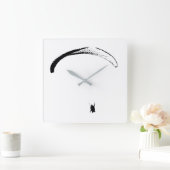 白黒パラシュート – 時計 (ホーム)