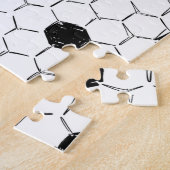 白黒パリビストロテーブルジグソーパズル ジグソーパズル (側面)