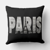 白黒パリ クッション (裏面)