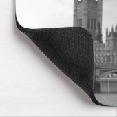 白黒パレスオブウェストミンスター マウスパッド (コーナー)