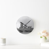 白黒パレスオブウェストミンスター ラウンド壁時計 (ホーム)