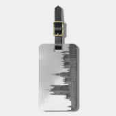 白黒パレスオブウェストミンスター ラゲッジタグ (正面縦)