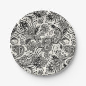 白黒パワリー ペーパープレート (正面)