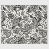 白黒パワリー ラッピングペーパー (フラット)