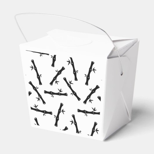 白黒パンダかわいい動物顔デザイン フェイバーボックス (裏面サイド)