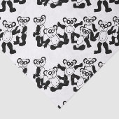 白黒パンダのティッシュペーパー 薄葉紙 (詳細)