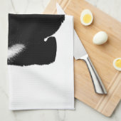 白黒パンダ キッチンタオル (四つ折り)