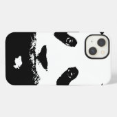 白黒パンダ iPhoneケース (裏面横)