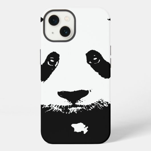 白黒パンダ iPhoneケース (裏面)