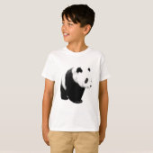 白黒パンダ Tシャツ (正面フル)