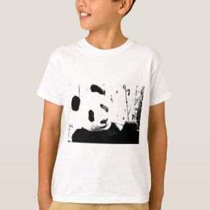 白黒パンダ Tシャツ