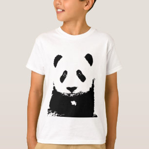 白黒パンダ Tシャツ