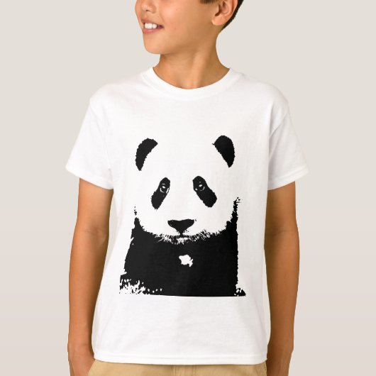 白黒パンダ Tシャツ (正面)
