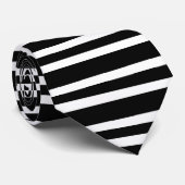 白黒パントマイムは縞で飾ります ネクタイ (ロール)