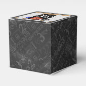 白黒パーソナライズされたバスケットボールジャージー フェイバーボックス (正面サイド)