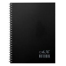 白黒パーソナライズされたモノグラム