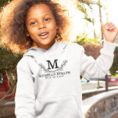 白黒パーソナライズされた名モノグラム年齢