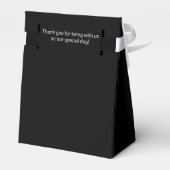 白黒パーソナライズされた フェイバーボックス (裏面サイド)