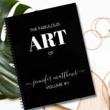 白黒パーソナライズされたSketchbook Your Name