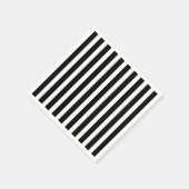 白黒パーティーナプキン スタンダードカクテルナプキン (角)
