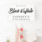 白黒パーティー 横断幕 (インサイチュ)