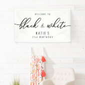 白黒パーティー 横断幕 (インサイチュ)