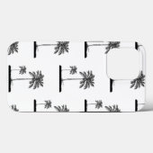 白黒パームツリーフォンケースiPhoneケース Case-Mate iPhoneケース (裏面 (横))