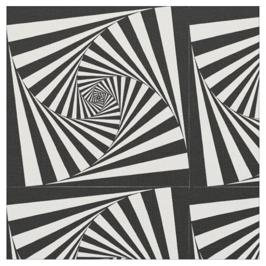 白黒ヒップスターのGeorgeous催眠性のパターン ファブリック (クローズアップ)