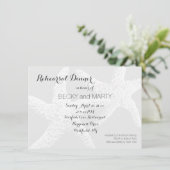 白黒ヒトデビーチリハーサルディナー 招待状 (スタンド正面)