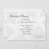 白黒ヒトデビーチリハーサルディナー 招待状 (正面)