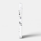 白黒ヒョウのケースメイトiPhoneケース Case-Mate iPhoneケース (裏面 / 左)