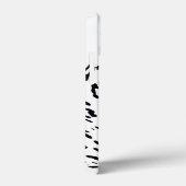 白黒ヒョウのケースメイトiPhoneケース Case-Mate iPhoneケース (裏面 / 右)